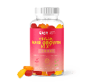 Vegan Hair Growth Mix – Biotin 5,000mcg + Vitamins C & E - Orange, Cherry, & Lime