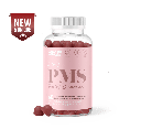 5 In 1 PMS Relief Gummy - Vitamin B6, Cranberry, Chasteberry, Black Pepper & Dong Quai - Natural Strawberry Flavor