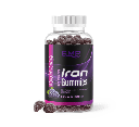 Iron Gummies - Iron as Ferrous Fumarate 10mg + Vitamin C - Men, Women, Prenatal Support 