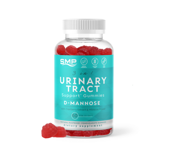 3 In 1 UT Urinary Support W/ D-Mannose + Cranberry Extract & Hibiscus Flower ! Natural Raspberry Pomegranate Flavor 