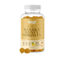 5 In 1 Manuka Honey Immunity Gummies + Vitamin C, Zinc, Echinacea& Ginger ! Natural Lemon Honey Flavor 
