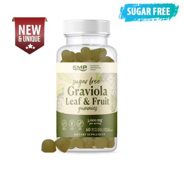 3,000mg*** Graviola Leaf & Fruit Gummy - Sugar Free - Natural Apple Flavor