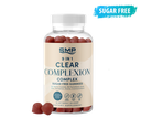 9 In 1 Sugar Free Clear Complexion Complex W/ Retinyl Acetate, B5 Pantothenic Acid, Zinc, Dandelion, Aronia, Licorice & More ! Natural Strawberry Mango 