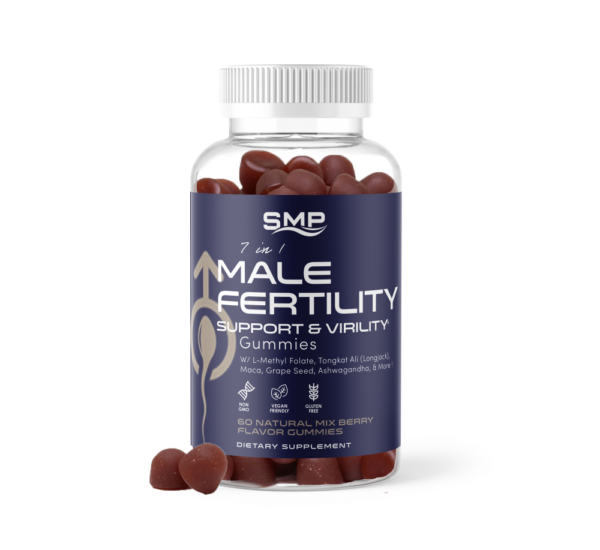 Male Fertility & Virility Gummy Natural Mixed Berry Flavored