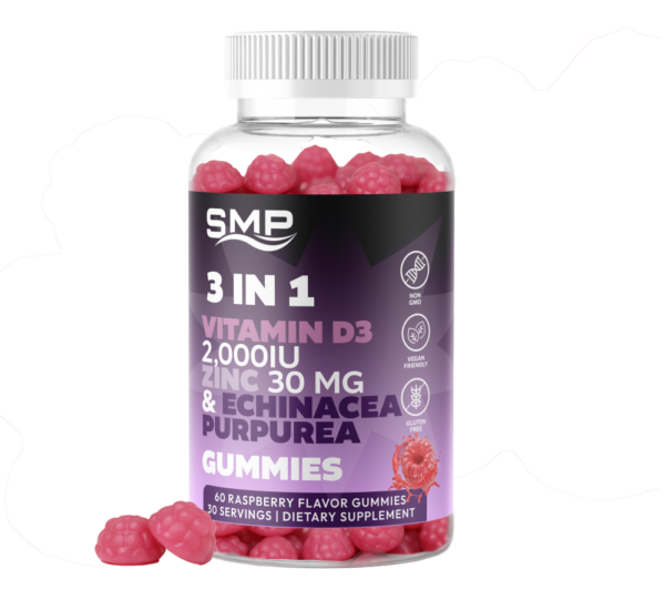 Vitamin D3, Zinc & Echinacea 2.0g Gummy