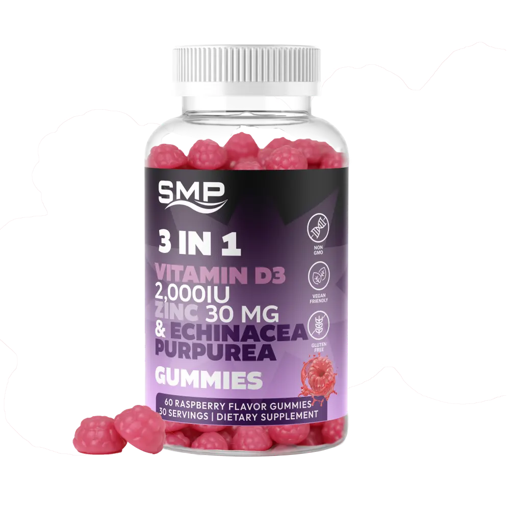 Vitamin D3, Zinc & Echinacea 2.0g Gummy
