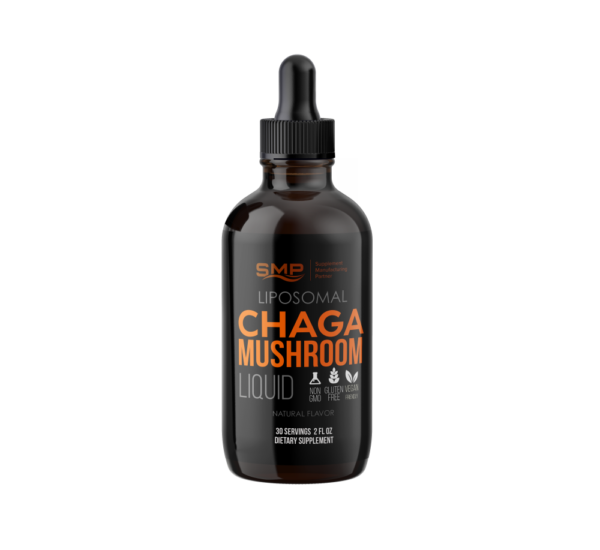 Liposomal Chaga Mushroom Liquid  – Phospholipid & Bioperine® Absorption - 30 Servings - 2oz – Natural Flavors – Gluten Free – Non-GMO – Vegan Friendly
