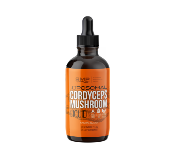 Liposomal Cordyceps Mushroom Liquid – Phospholipid & Bioperine® Absorption - 30 Servings - 2oz – Natural Flavors – Gluten Free – Non-GMO – Vegan Friendly