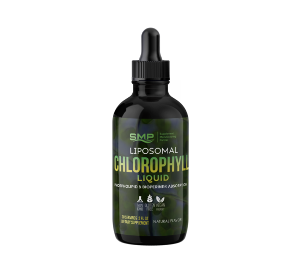 Liposomal Chlorophyll Liquid – Phospholipid & Bioperine® Absorption - 30 Servings - 2oz – Natural Flavors – Gluten Free – Non-GMO – Vegetarian Friendly