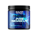 Shred Pre Workout Powder 180 g – Thermogenic, Energy, Pump, & Focus  – Delicious Blue Raspberry Flavor – 30 Servings - Non-GMO – Gluten-Free – Vegan Friendly