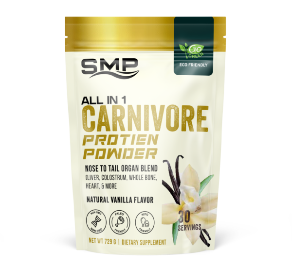 All In 1 Carnivore Protein Powder 729 g Vanilla Flavored