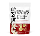 Time Release Whey Protein Blend 2Lb Bag (WPC, WPI, Egg Albumin, Micellar Casein) rBGH Free W/ Enzymes & Probiotics – Natural Vanilla Flavor – Non-GMO