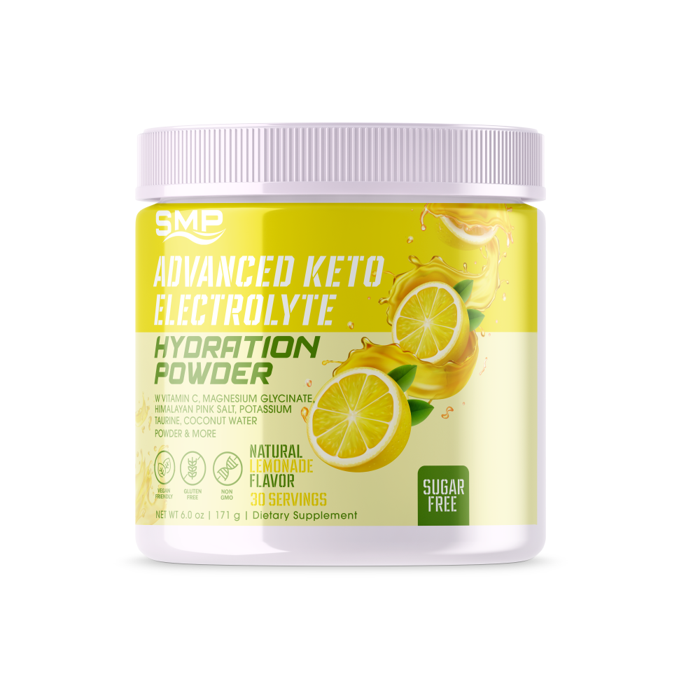 Sugar Free Advanced Keto Electrolyte Hydration Powder - Natural Lemonade Flavor 172.8g (Serving Size: 5.76g, 30 Servings)