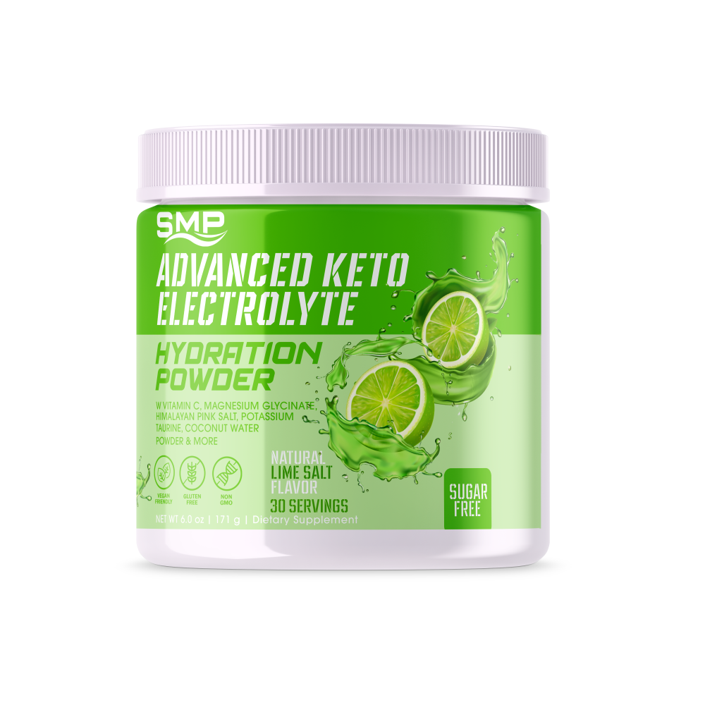 Sugar Free Advanced Keto Electrolyte Hydration Powder - Natural Lime Flavor 172.8g (Serving Size: 5.76g, 30 Servings)