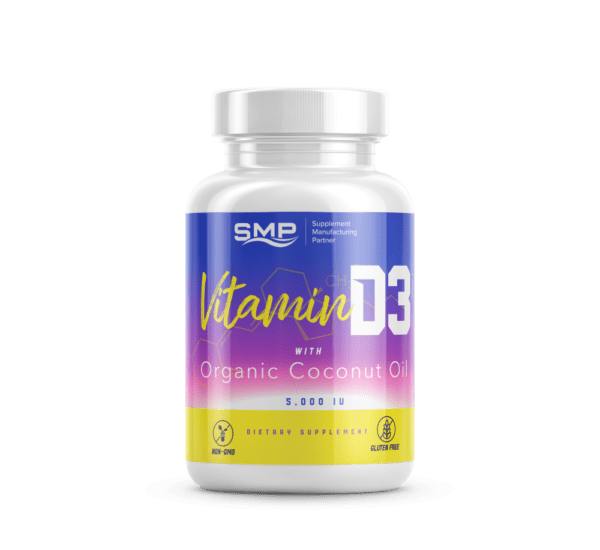 Vitamin D3 w/ Coconut Oil 5,000 IU Softgels