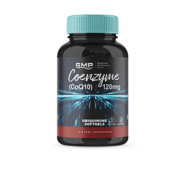 Coenzyme Q10 (CoQ10) – 120mg Ubiquinone Softgel – White Shell