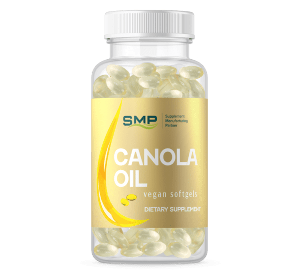 Canola Oil Vegan Softgels – Private Label Placebo