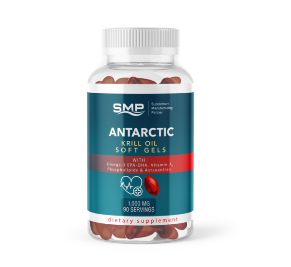 Krill Oil 1,000mg Softgels, Size #20 oblong