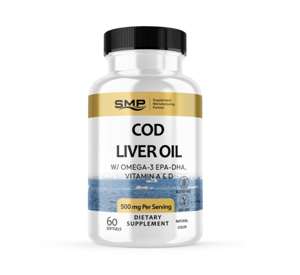 Cod Liver Oil 500 mg Softgels