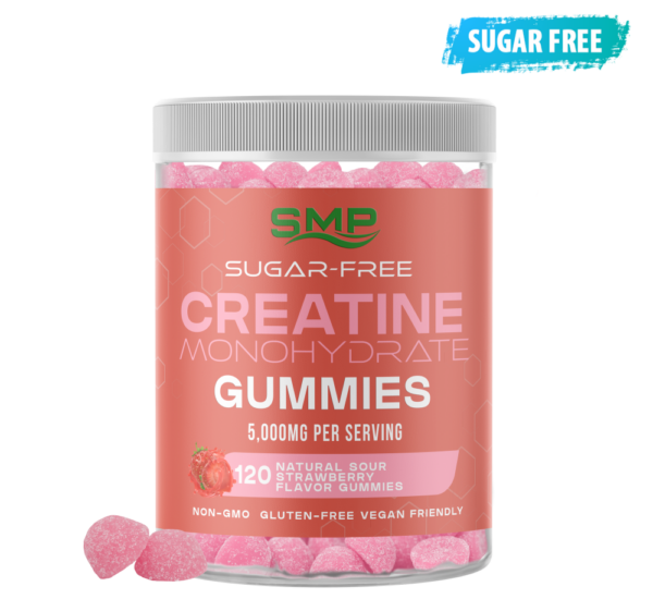 Sugar Free Natural Sour Strawberry Creatine Gummy