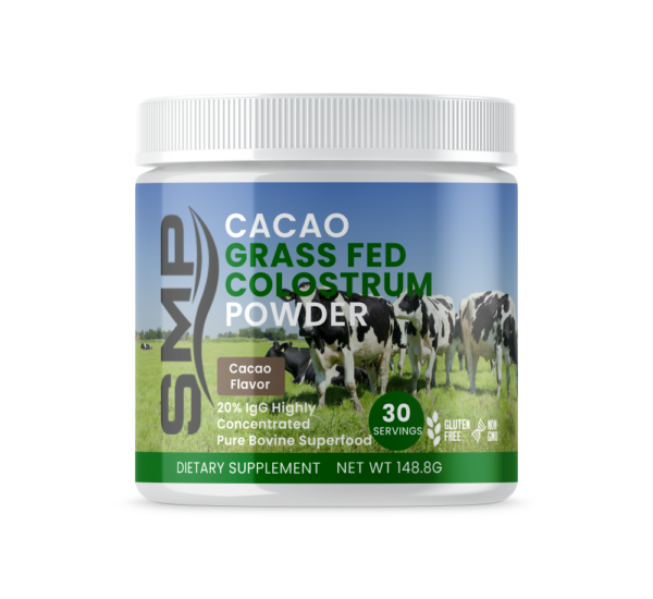 SKU: 101689 Organic Cacao Grass Fed Colostrum Powder 148.8g (30 Servings)