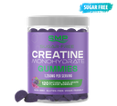 Sugar Free Natural Sour Grape Creatine Monohydrate Gummies 1250mg, 4g