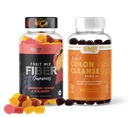 2 Pack Gut & Colon Health Regularity Kit – Psyllium, Flaxseed, Aloe, Probiotics, Prebiotic Fiber & More ! Non-GMO – Gluten Free – Vegan Friendly