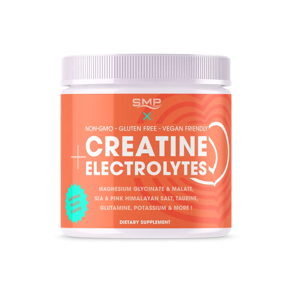 Stock Natural Peach 'Hydrate' Creatine Electrolyte Powder 335g (30 Servings)