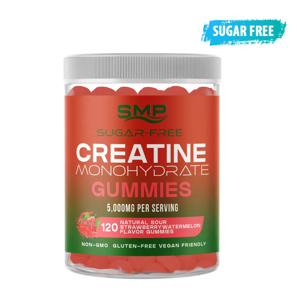 Sugar Free Natural Strawberry Watermelon Creatine Gummies 1.25g