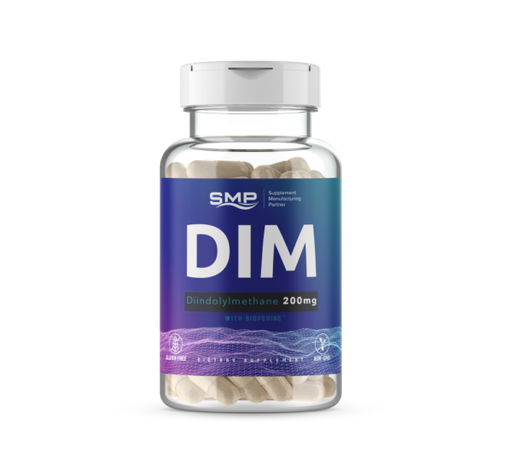 [CAP100573] DIM + Bioperine - 200 mg - Veggie Capsules, Size '0'