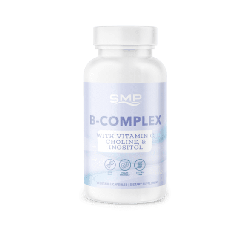 [CAP101036] B-Complex + Vitamin C, Choline, & Inositol Veggie Capsules - Gluten Free - Non-GMO – Vegan Friendly