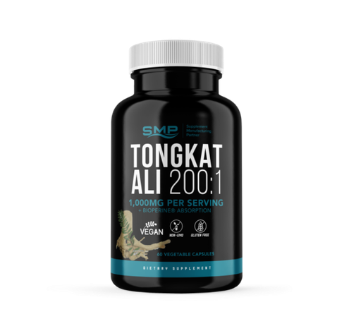 [CAP101304] Tongkat Ali Root Extract 200:1 (Longjack) (Eurycoma Longifolia) - 1,000mg Per Serving + Bioperine® 