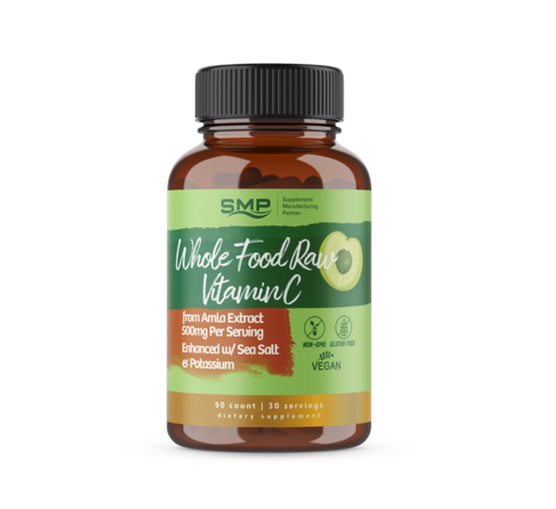 [CAP101641] Whole Food Raw Vitamin C (from Amla Extract) 500mg Per Serving, Size '0'