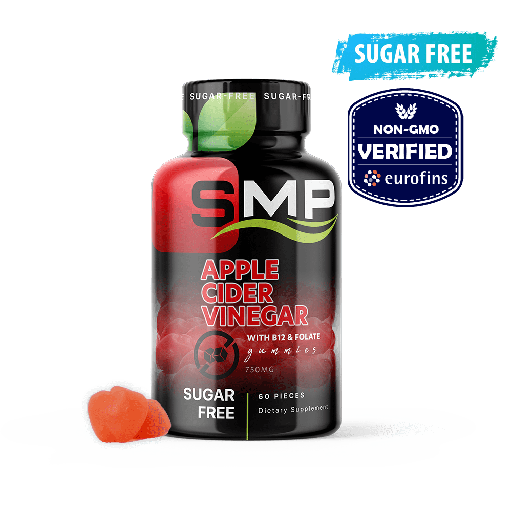 [GUM100453] Apple Cider Vinegar (ACV) 750mg + Folic Acid & Vitamin B12 + Beet Juice & Pomegranate Juice 