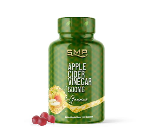 [GUM100607] Apple Cider Vinegar Gummies (ORGANIC) 500mg ACV – Organic Apple Flavor – Natural Colors – Gum Drop Shape