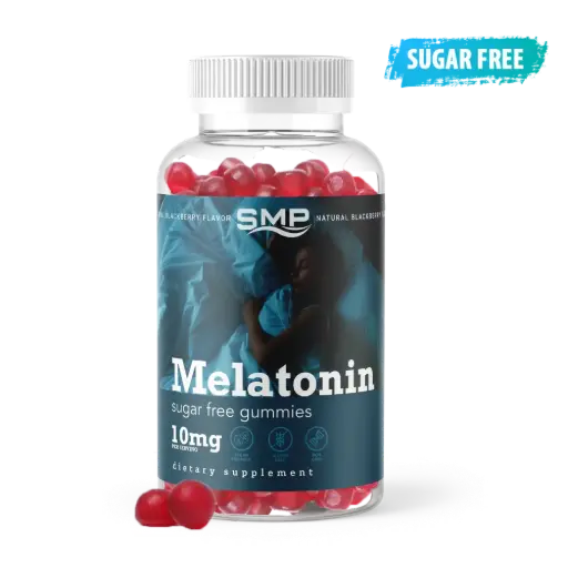 [GUM101103] Sugar Free Melatonin 5mg 2g Pectin Gummy - Natural Blackberry - Gluten Free - Non-GMO - Vegan Friendly