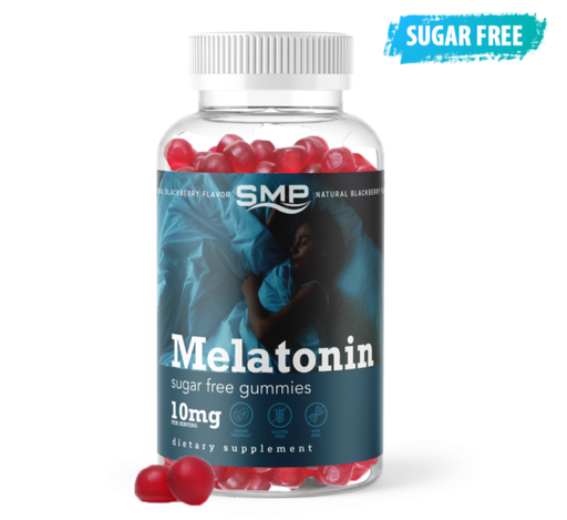 [GUM101103] Sugar Free Melatonin 5mg 2g Pectin Gummy - Natural Blackberry - Gluten Free - Non-GMO - Vegan Friendly