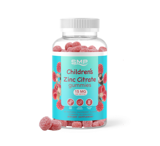 [GUM101131] Zinc Citrate Gummies 30mg – Natural Raspberry Flavor