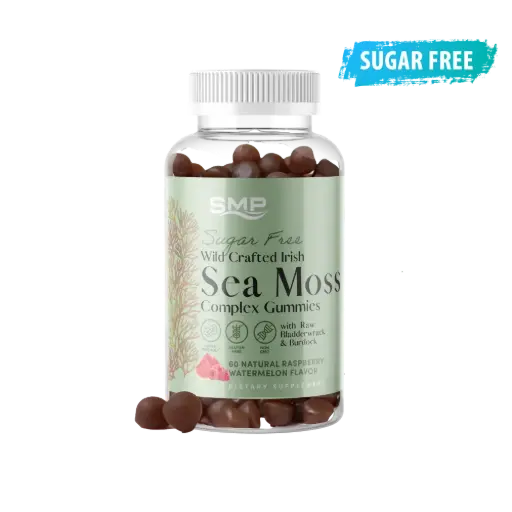 [GUM101335] Sugar Free Wild Crafted Irish Sea Moss Complex Gummies