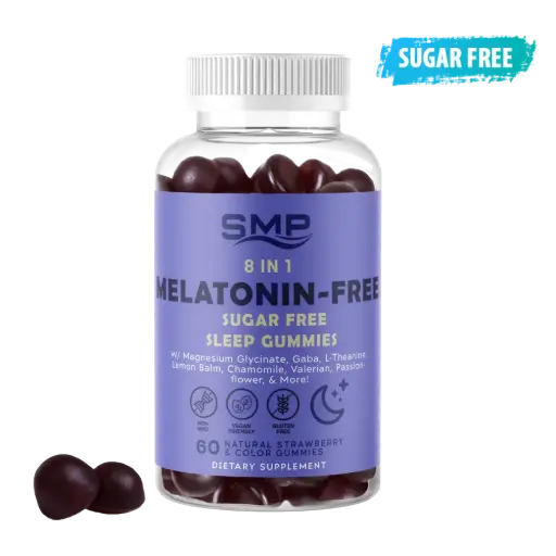 [GUM101562] Sugar Free 8 In 1 Melatonin Free Sleep Gummies 