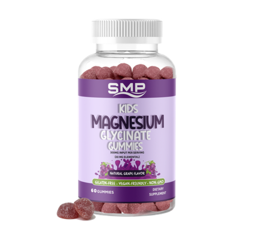 [GUM101699] Magnesium Glycinate Gummies 300mg 30mg Elemental - Natural Grape Flavor