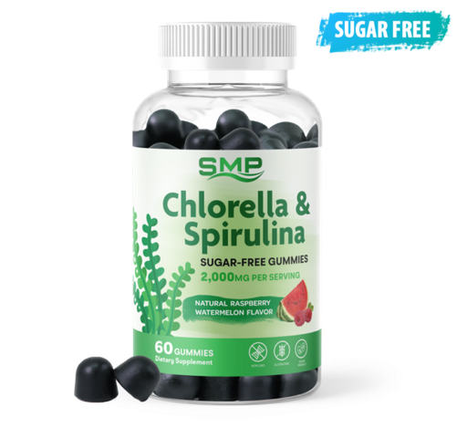 [GUM101946] Sugar Free Chlorella & Spirulina Gummy