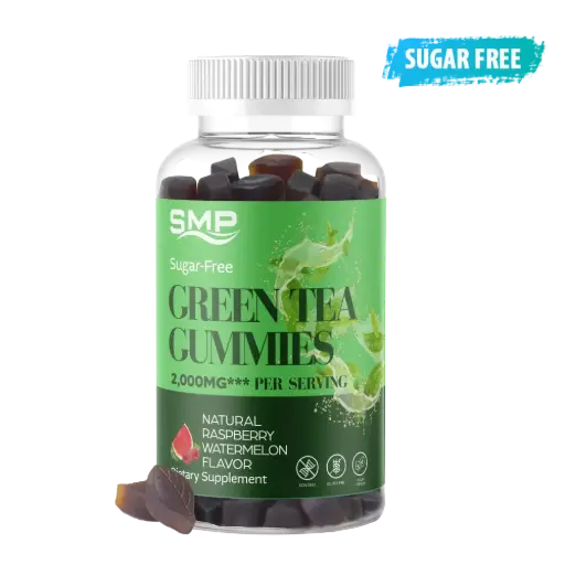 [GUM102035] Sugar Free Green Tea Gummy (Raspberry-Watermelon), 2g