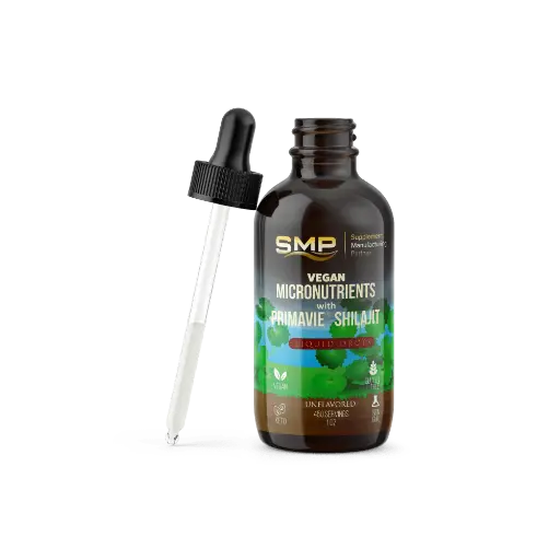 [LIQ100718] vegan micronutrients liquid drops w primavie shilajit unflavored 450 servings 1oz keto non gmo gluten free