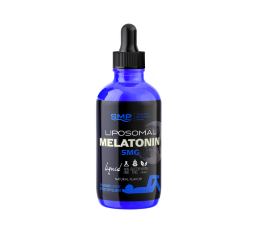 [LIQ101292] Liposomal Melatonin 5mg Liquid W/ MCT Oil – Phospholipid & Bioperine® Absorption - 30 Servings - 2oz – Natural Flavors – Gluten Free – Non-GMO – Vegan Friendly