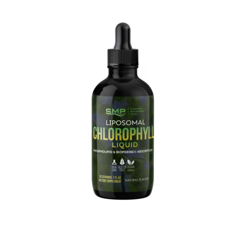 [LIQ101297] Liposomal Chlorophyll Liquid – Phospholipid & Bioperine® Absorption - 30 Servings - 2oz – Natural Flavors – Gluten Free – Non-GMO – Vegetarian Friendly