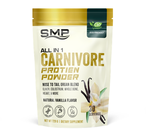 [POW101350] All In 1 Carnivore Protein Powder 729 g Vanilla Flavored