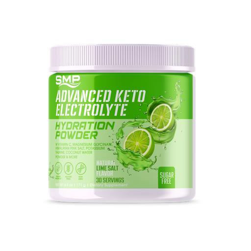 [POW101818] Sugar Free Advanced Keto Electrolyte Hydration Powder - Natural Lime Flavor 172.8g (Serving Size: 5.76g, 30 Servings)