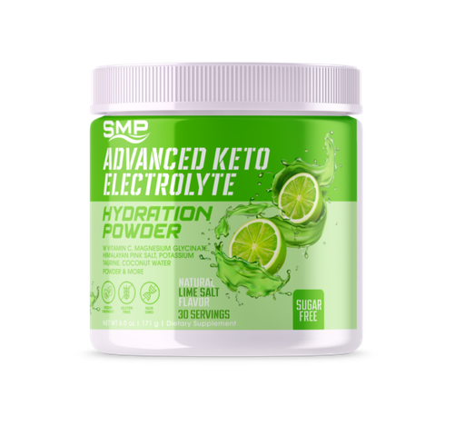 [POW101818] Sugar Free Advanced Keto Electrolyte Hydration Powder - Natural Lime Flavor 172.8g (Serving Size: 5.76g, 30 Servings)