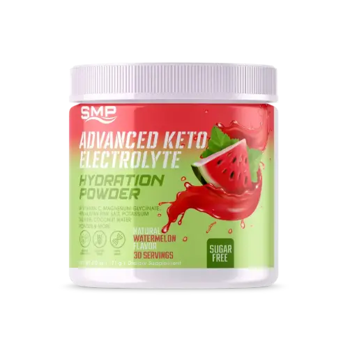 [POW101820] Sugar Free Advanced Keto Electrolyte Hydration Powder - Natural Watermelon Flavor 172.8g (Serving Size: 5.76g, 30 Servings)